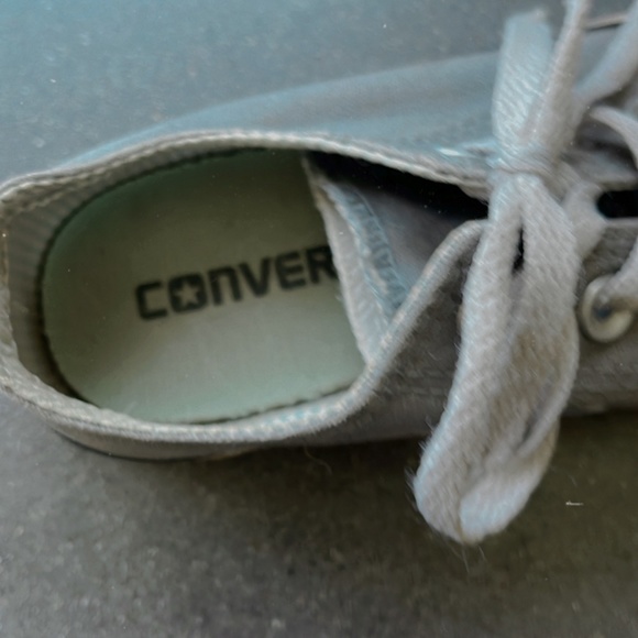 gray converse sneakers size 5 woman's, converse - Picture 2 of 4